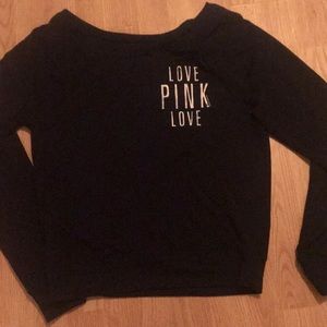 Boat neck Victoria secret pink size small